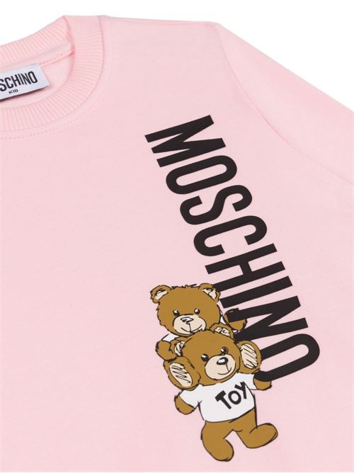 Felpa bambina rosa MOSCHINO KID-TEEN | H8F05RLCA1450209